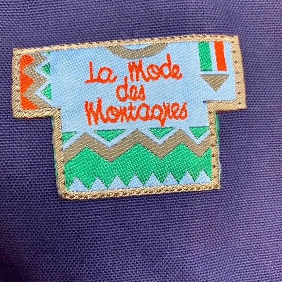 Vtg La Mode Des Montagnes Womens Sz M 80s 90s Oversized Zip-Up Ski Jacket Retro - Picture 7 of 8